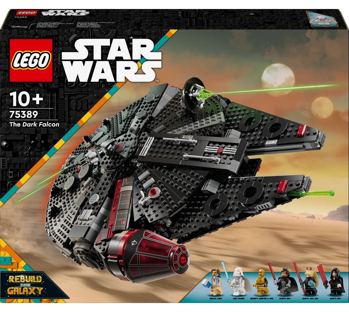 لگو Star Wars با 1579 قطعه مدل Karanlık Falcon 75389 لگو Star Wars با 1579 قطعه مدل Karanlık Falcon 75389