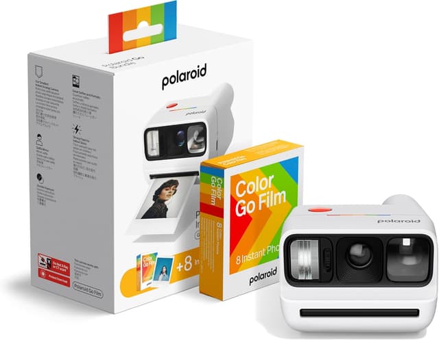 دوربین چاپ سریع بههمراه فیلم Polaroid Go Generation 3 سفید دوربین چاپ سریع بههمراه فیلم Polaroid Go Generation 3 سفید