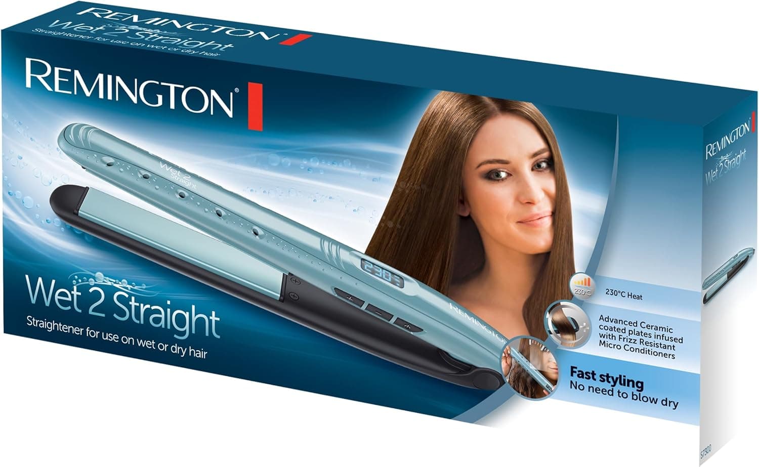 اتو مو Remington Wet2Straight مدل S7300 برای استفاده روی موی خشک و خیس اتو مو Remington Wet2Straight مدل S7300 برای استفاده روی موی خشک و خیس