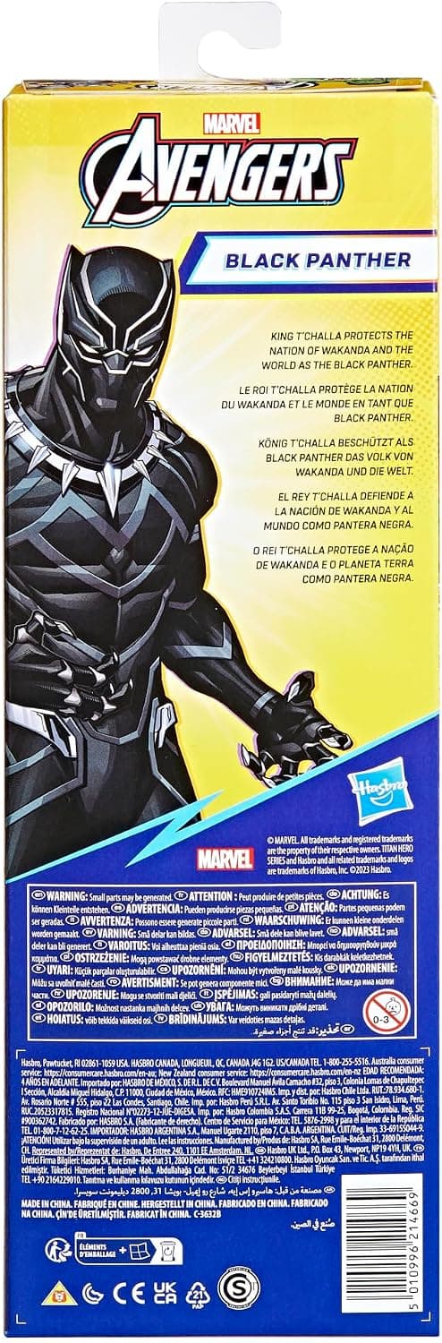فیگور اکشن Hasbro Black Panther از سری Titan Hero Series 30 cm فیگور اکشن Hasbro Black Panther از سری Titan Hero Series 30 cm