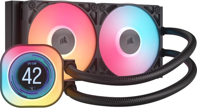 خنککننده پردازنده Corsair iCUE LINK TITAN 240 RX RGB LCD AIO 240mm مدل CW-9061022-WW خنککننده پردازنده Corsair iCUE LINK TITAN 240 RX RGB LCD AIO 240mm مدل CW-9061022-WW