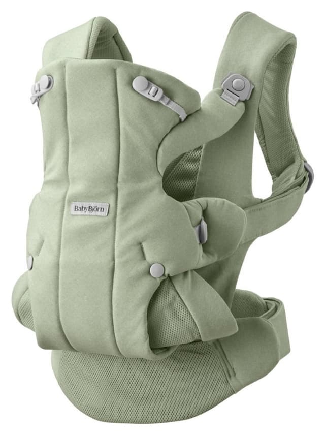 کریر نوزاد BabyBjörn بافت سبز روشن مدل Kanguru Hold کریر نوزاد BabyBjörn بافت سبز روشن مدل Kanguru Hold