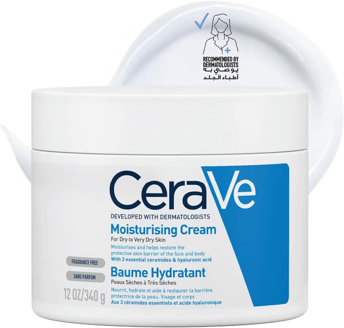 کرم مرطوب کننده CeraVe پوست خشک تا خیلی خشک با Hyaluronic Acid 50 ml کرم مرطوب کننده CeraVe پوست خشک تا خیلی خشک با Hyaluronic Acid 50 ml