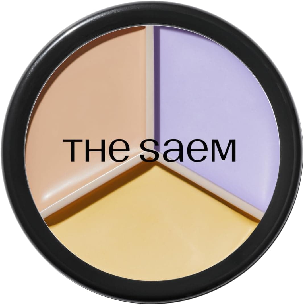 کانسیلر سهرنگ THE SAEM مدل Cover Perfection Triple Pot 03 Correct Up Beige کانسیلر سهرنگ THE SAEM مدل Cover Perfection Triple Pot 03 Correct Up Beige