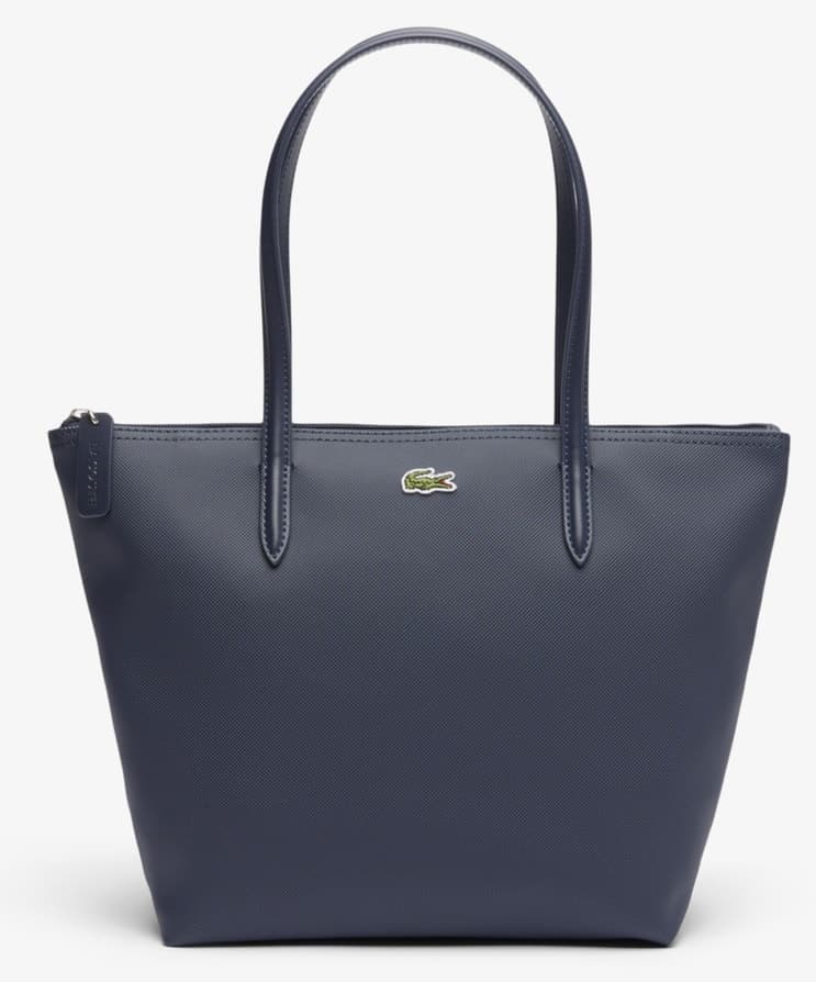 کیف دوشی کوچک زنانه Lacoste سرمهای مدل L.12.12 کیف دوشی کوچک زنانه Lacoste سرمهای مدل L.12.12