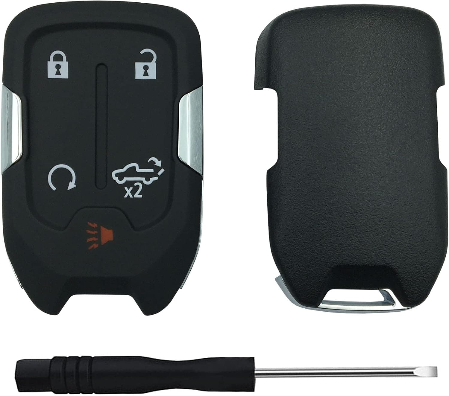 قاب ریموت کلید بدون سوئیچ TALKMOON 5 دکمه C مناسب Chevy Silverado GMC Sierra قاب ریموت کلید بدون سوئیچ TALKMOON 5 دکمه C مناسب Chevy Silverado GMC Sierra
