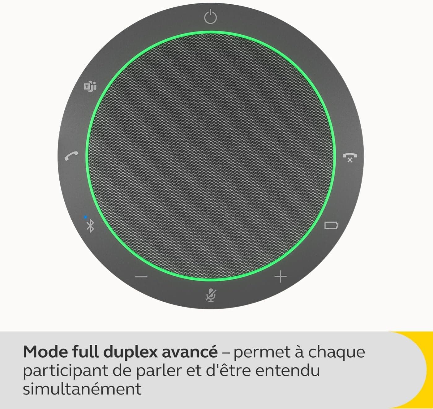 اسپیکرفون بیسیم بلوتوثی Jabra با ۴ میکروفون حذف نویز و بلندگوی 50mm مدل Speak2 55 اسپیکرفون بیسیم بلوتوثی Jabra با ۴ میکروفون حذف نویز و بلندگوی 50mm مدل Speak2 55