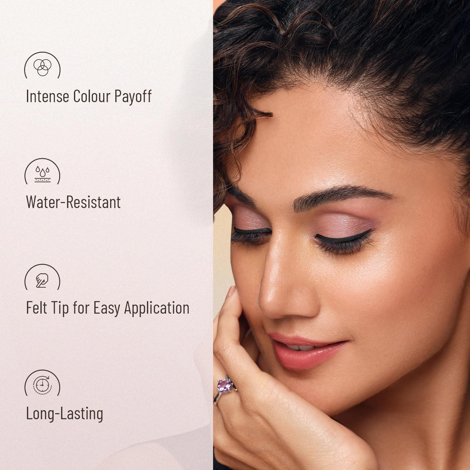 خط چشم ماژیکی SWISS BEAUTY نوکنمدی مشکی براق ضدآب 1.2ml خط چشم ماژیکی SWISS BEAUTY نوکنمدی مشکی براق ضدآب 1.2ml
