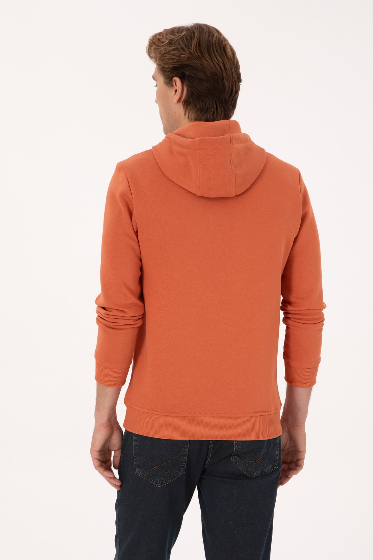سوئیشرت مردانه U.S. Polo Assn. بیسیک رنگ دارچینی مدل 50295176-VR191 سوئیشرت مردانه U.S. Polo Assn. بیسیک رنگ دارچینی مدل 50295176-VR191