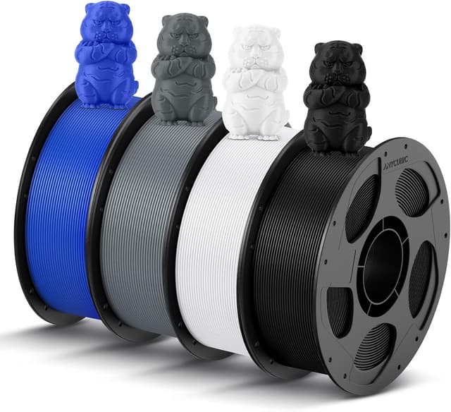 فیلامنت PLA ANYCUBIC قطر 1.75 میلیمتر چاپ آسان بادوام ست 4 kg فیلامنت PLA ANYCUBIC قطر 1.75 میلیمتر چاپ آسان بادوام ست 4 kg