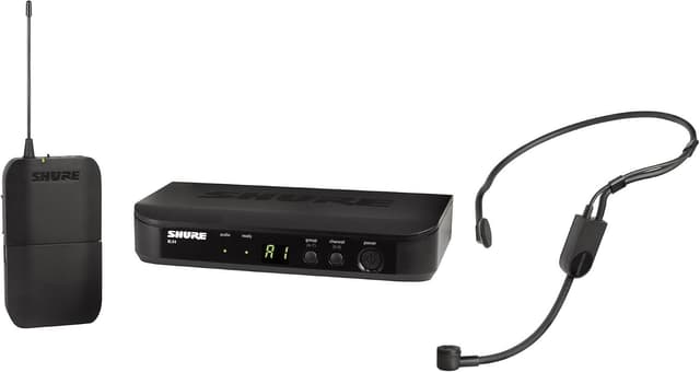 سیستم میکروفون هدست بیسیم Shure کاردیوئید مدل BLX14/PGA31 مشکی سیستم میکروفون هدست بیسیم Shure کاردیوئید مدل BLX14/PGA31 مشکی