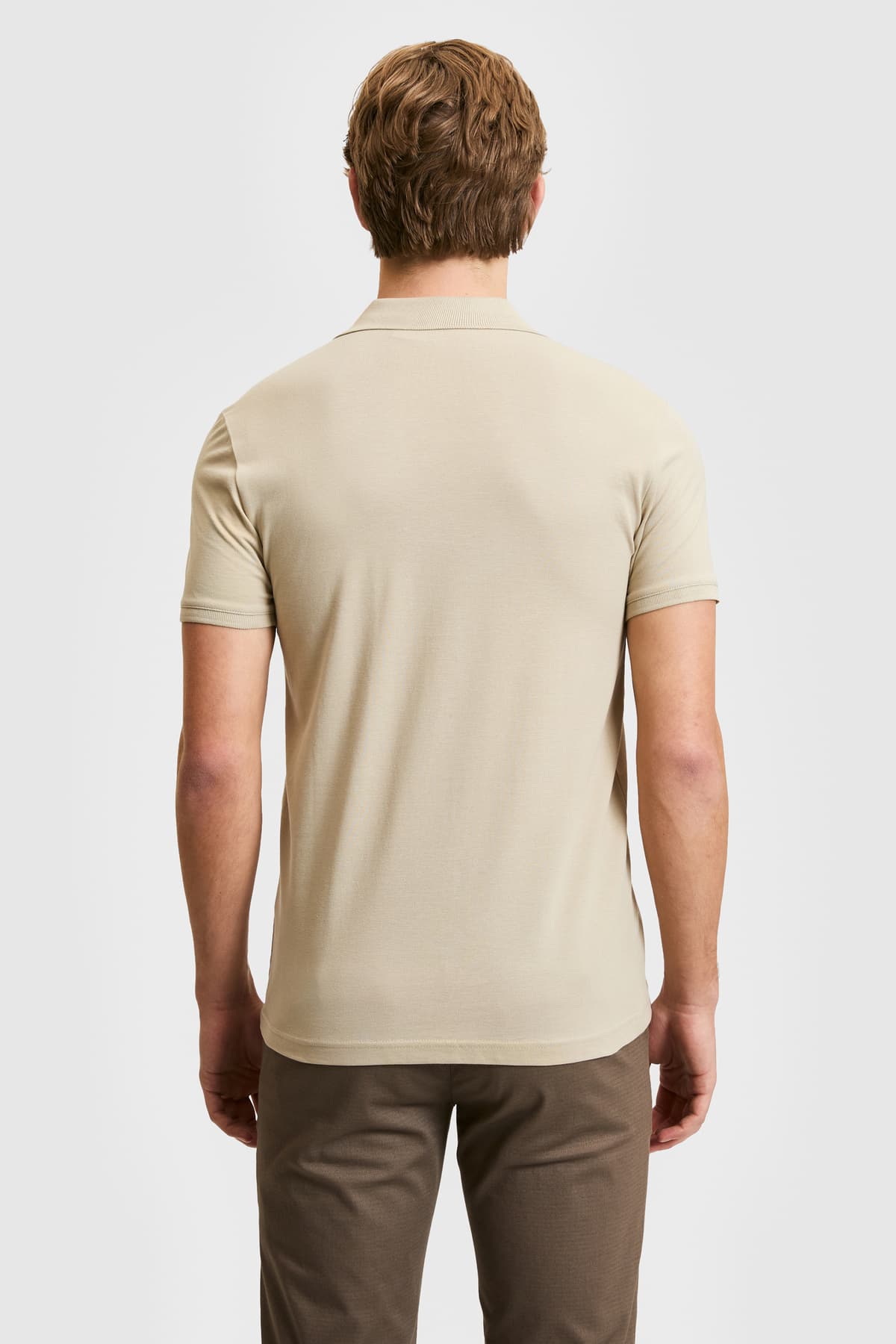 تیشرت مردانه U.S. Polo Assn. یقه پولو فیت اسلیم خاکی روشن مدل 50322347-VR183 تیشرت مردانه U.S. Polo Assn. یقه پولو فیت اسلیم خاکی روشن مدل 50322347-VR183