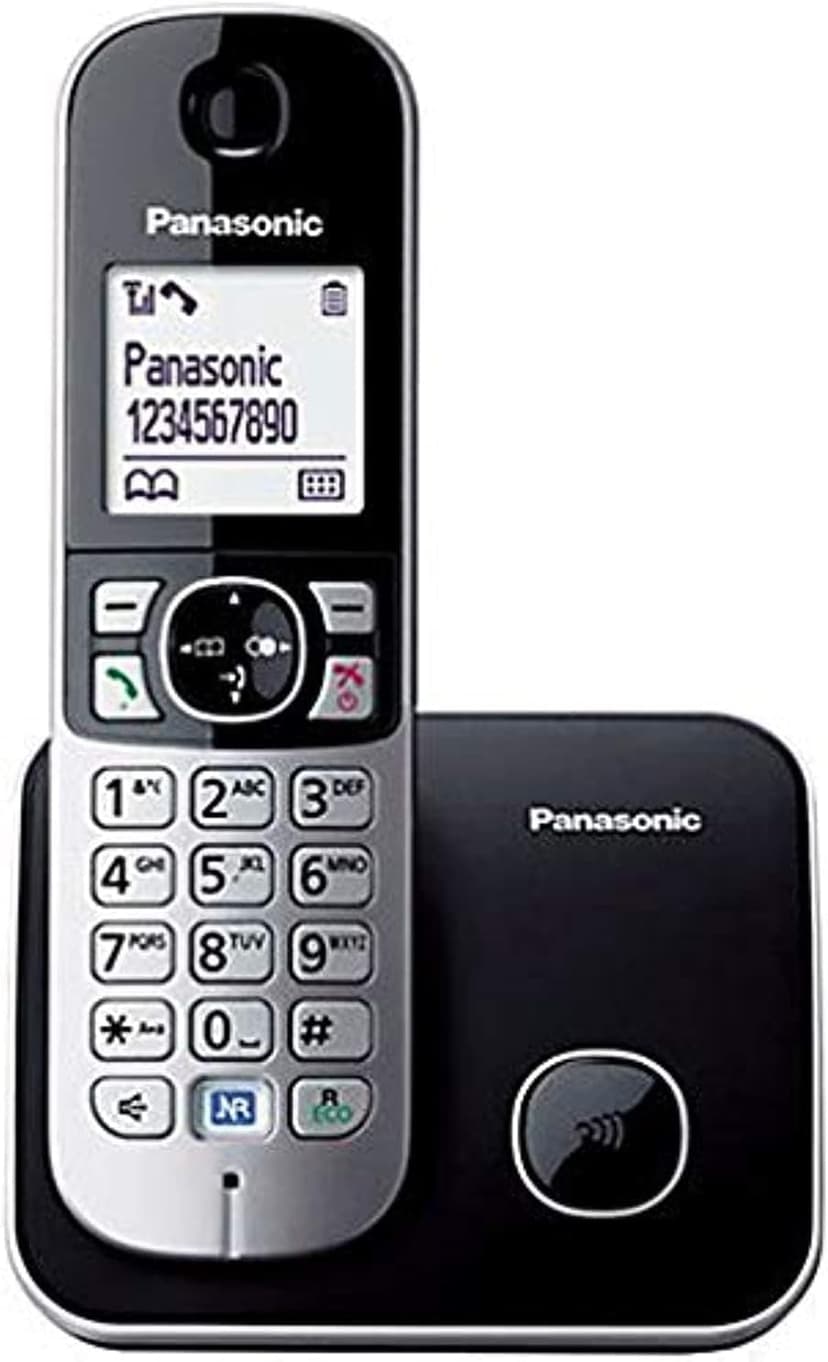 تلفن بیسیم Panasonic تکگوشی DECT مدل KX-TG6811 مشکی و طوسی تلفن بیسیم Panasonic تکگوشی DECT مدل KX-TG6811 مشکی و طوسی