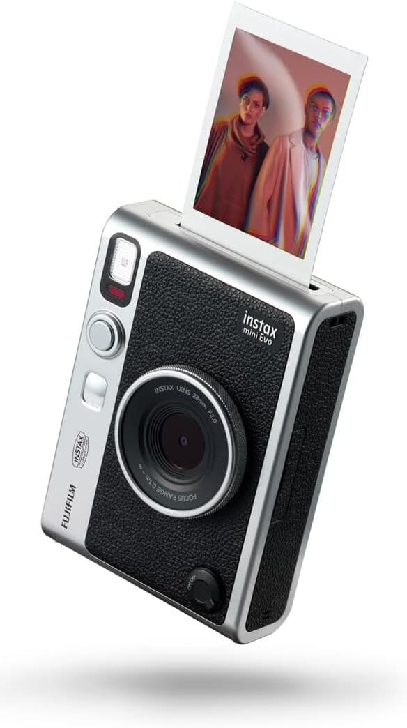 دوربین چاپ فوری هیبریدی instax Mini EVO مشکی USB-C دوربین چاپ فوری هیبریدی instax Mini EVO مشکی USB-C