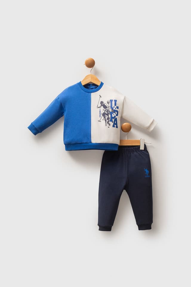 ست پسرانه نوزادی U.S. Polo Assn. آبی ست پسرانه نوزادی U.S. Polo Assn. آبی