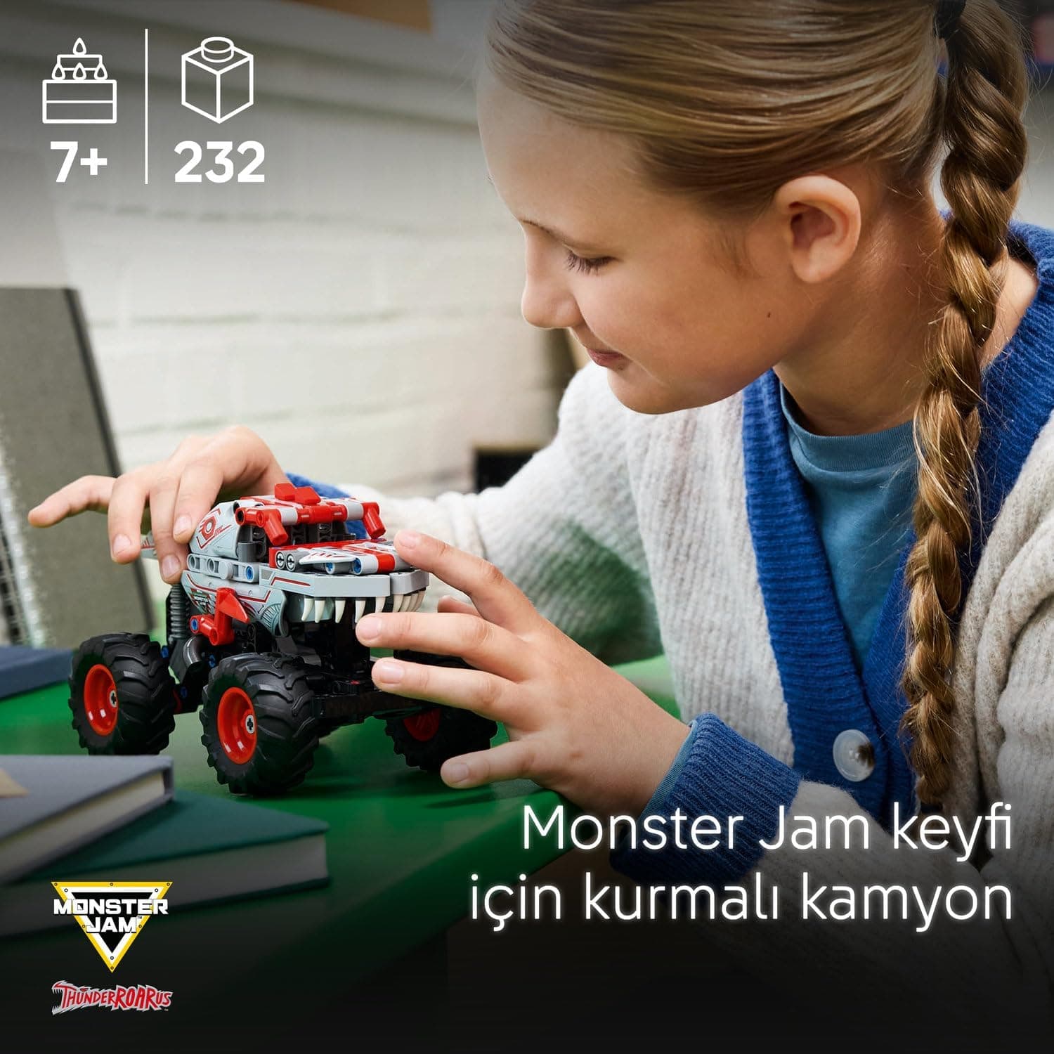 لگو Technic Monster Jam ThundeROARus ساختنی کششبرگشتی مدل 42200 لگو Technic Monster Jam ThundeROARus ساختنی کششبرگشتی مدل 42200
