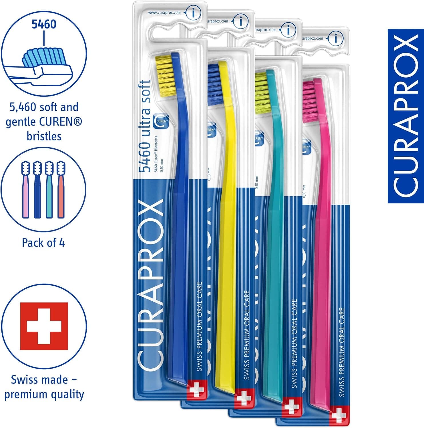 مسواک بزرگسالان Curaprox فوق نرم مدل CS 5460 مسواک بزرگسالان Curaprox فوق نرم مدل CS 5460
