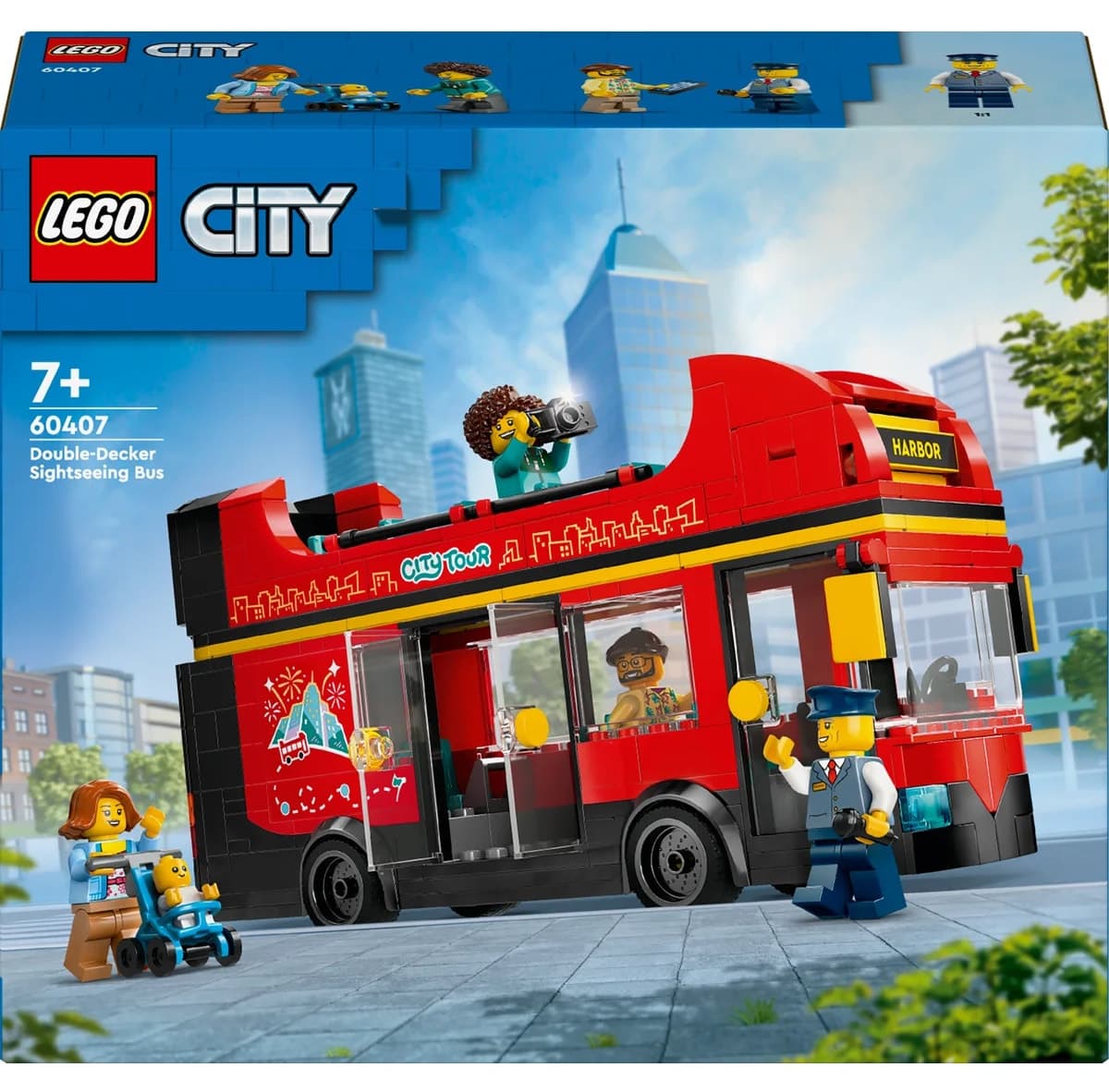 لگو City اتوبوس گردشگری دوطبقه قرمز مدل 60407، مناسب بالای ۷ سال، 384 قطعه لگو City اتوبوس گردشگری دوطبقه قرمز مدل 60407، مناسب بالای ۷ سال، 384 قطعه