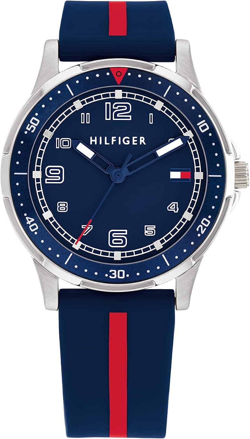 ساعت بچگانه Tommy Hilfiger با صفحه آبی و بند سیلیکونی ساعت بچگانه Tommy Hilfiger با صفحه آبی و بند سیلیکونی