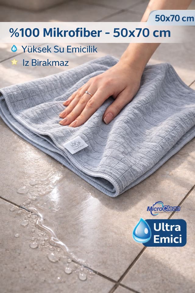 دستمال زمینشوی Micro Clean Missclean بزرگ 1 عدد 50*70 Cm دستمال زمینشوی Micro Clean Missclean بزرگ 1 عدد 50*70 Cm