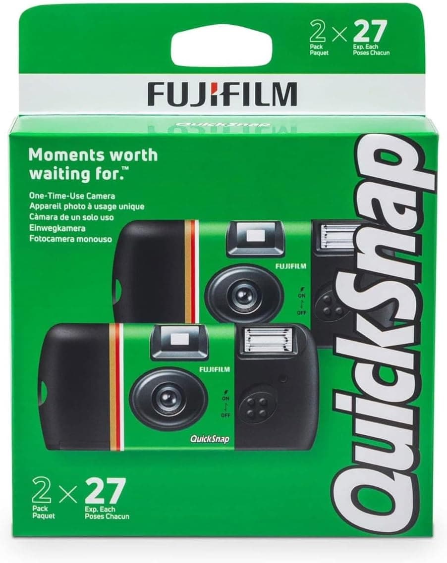 دوربین یکبارمصرف 35mm فوجی Fujifilm QuickSnap Flash 400 بسته 2 عددی دوربین یکبارمصرف 35mm فوجی Fujifilm QuickSnap Flash 400 بسته 2 عددی