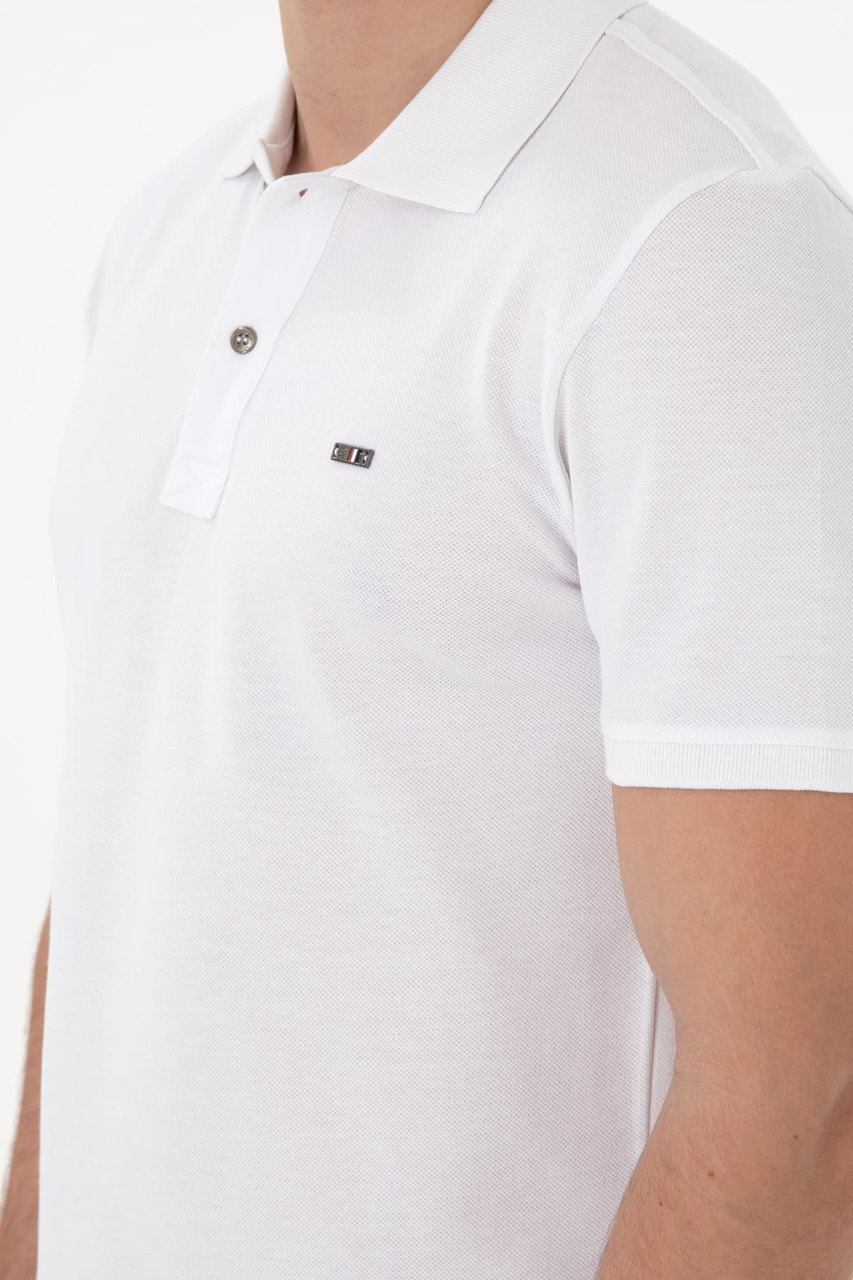 تیشرت مردانه U.S. Polo Assn. اسلیم فیت یقه پولو سفید مدل 50298042-VR013 تیشرت مردانه U.S. Polo Assn. اسلیم فیت یقه پولو سفید مدل 50298042-VR013