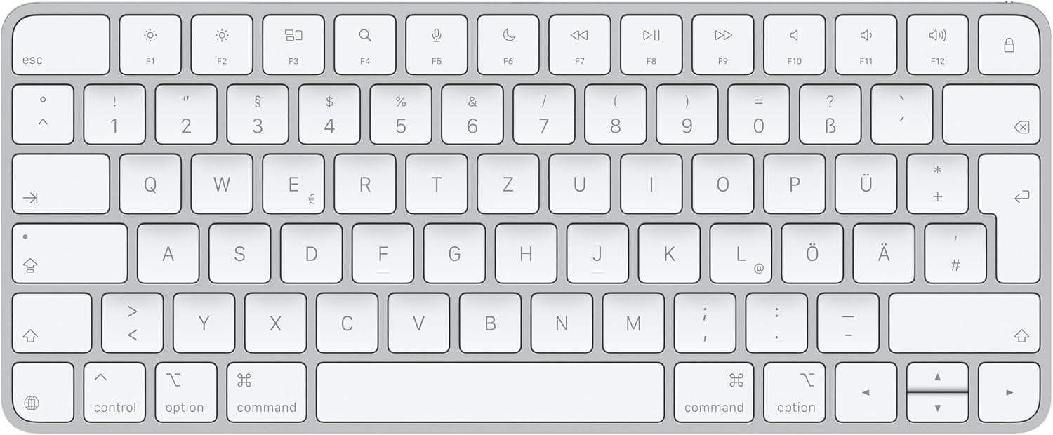 کیبورد Apple Magic Keyboard بلوتوث شارژی چیدمان ترکی Q نقرهای کیبورد Apple Magic Keyboard بلوتوث شارژی چیدمان ترکی Q نقرهای
