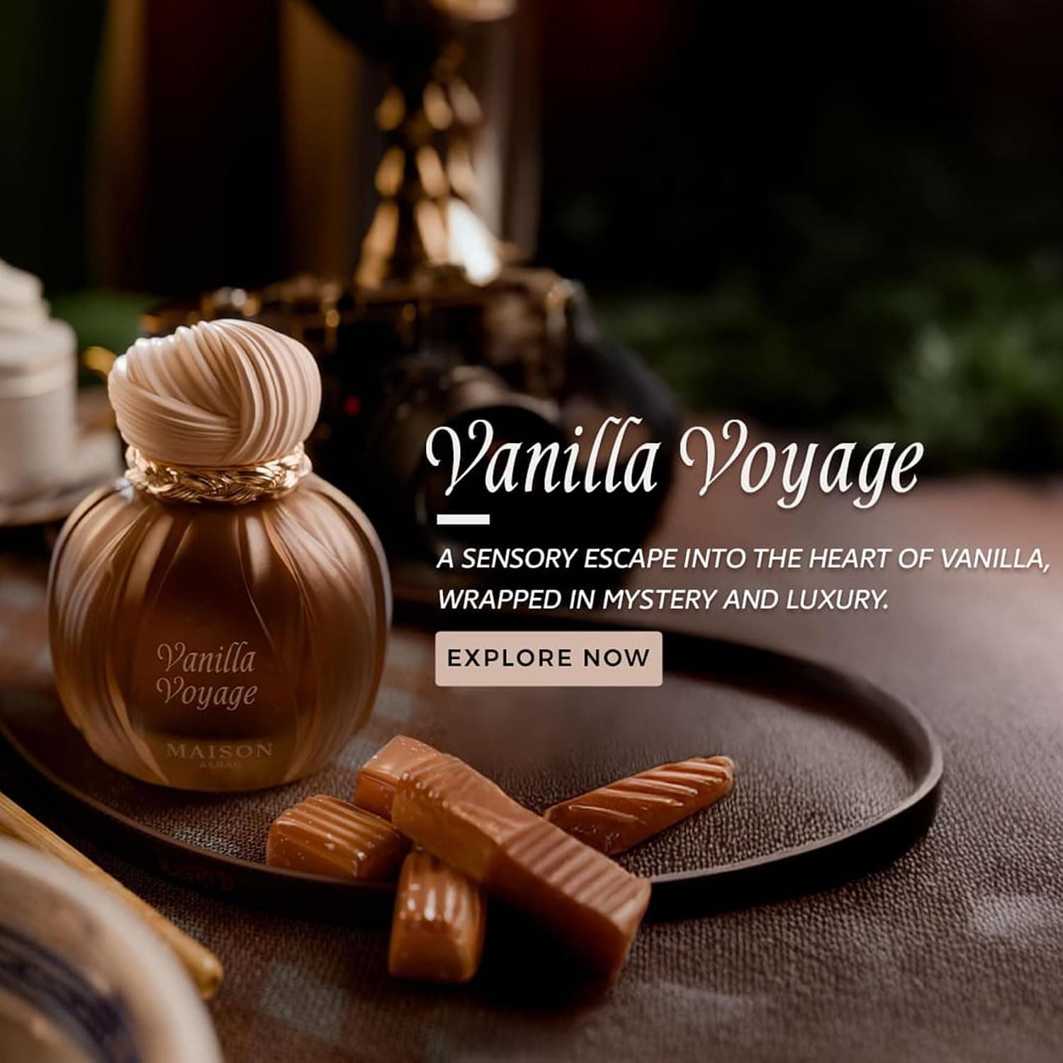 عطر ادوپرفیوم MAISON ASRAR با رایحه وانیل مدل Vanilla Voyage عطر ادوپرفیوم MAISON ASRAR با رایحه وانیل مدل Vanilla Voyage