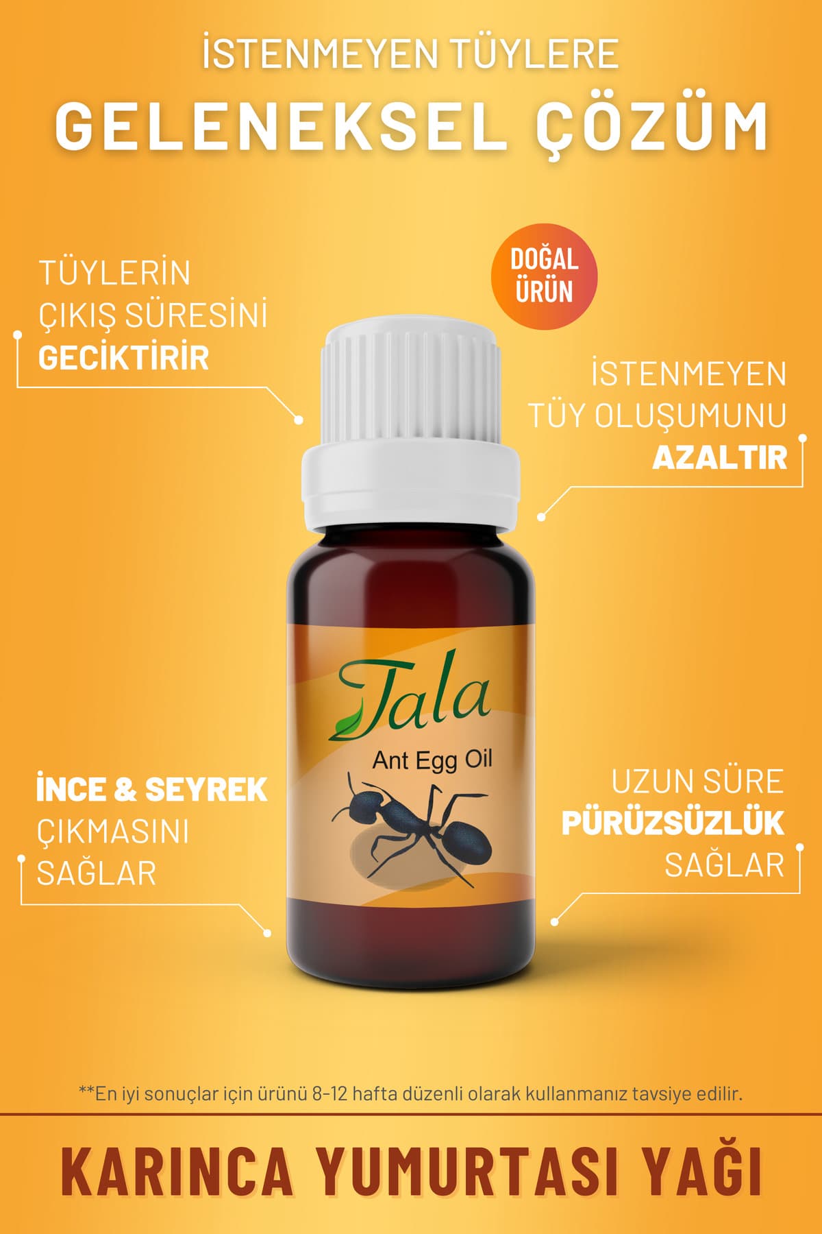 روغن موبر و کاهنده رشد مو Tala حاوی روغن تخم مورچه و لیمو 100% خالص روغن موبر و کاهنده رشد مو Tala حاوی روغن تخم مورچه و لیمو 100% خالص
