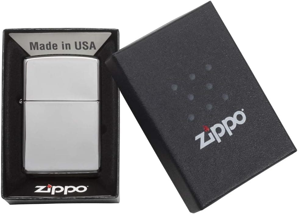 فندک Zippo مدل 250 HP Chrome نقرهای 720060181 فندک Zippo مدل 250 HP Chrome نقرهای 720060181