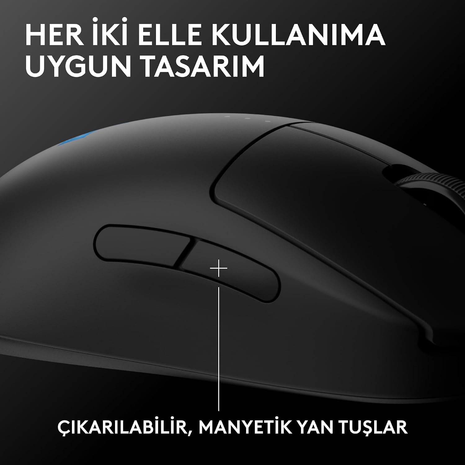 ماوس گیمینگ بیسیم دوطرفه PC/Mac Logitech G با حسگر HERO 2 32K DPI و 500+ IPS، 4 کلید قابلتنظیم، شارژ USB-C، مدل PRO 2 LIGHTSPEED مشکی ماوس گیمینگ بیسیم دوطرفه PC/Mac Logitech G با حسگر HERO 2 32K DPI و 500+ IPS، 4 کلید قابلتنظیم، شارژ USB-C، مدل PRO 2 LIGHTSPEED مشکی