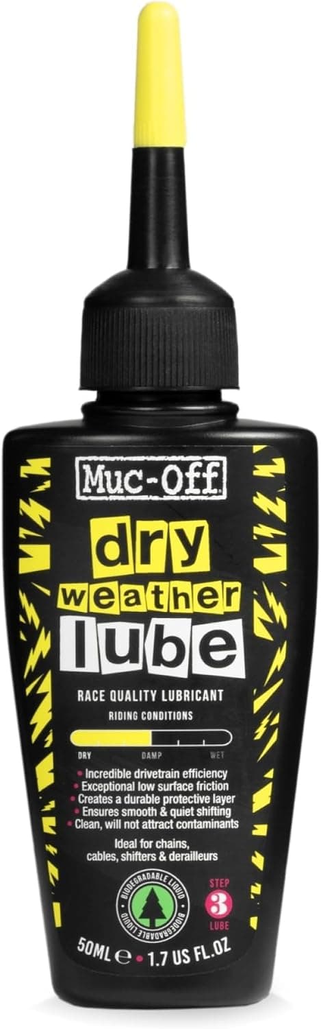 روانکننده مومی زنجیر دوچرخه Muc-Off زیستتخریبپذیر مناسب هوای خشک، مشکی 120ml روانکننده مومی زنجیر دوچرخه Muc-Off زیستتخریبپذیر مناسب هوای خشک، مشکی 120ml