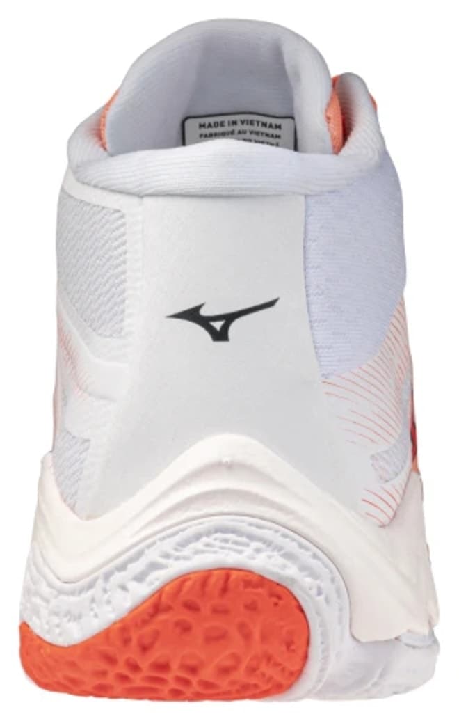 کفش والیبال مردانه Mizuno Wave Lightning Elite MID نارنجی سفید کفش والیبال مردانه Mizuno Wave Lightning Elite MID نارنجی سفید