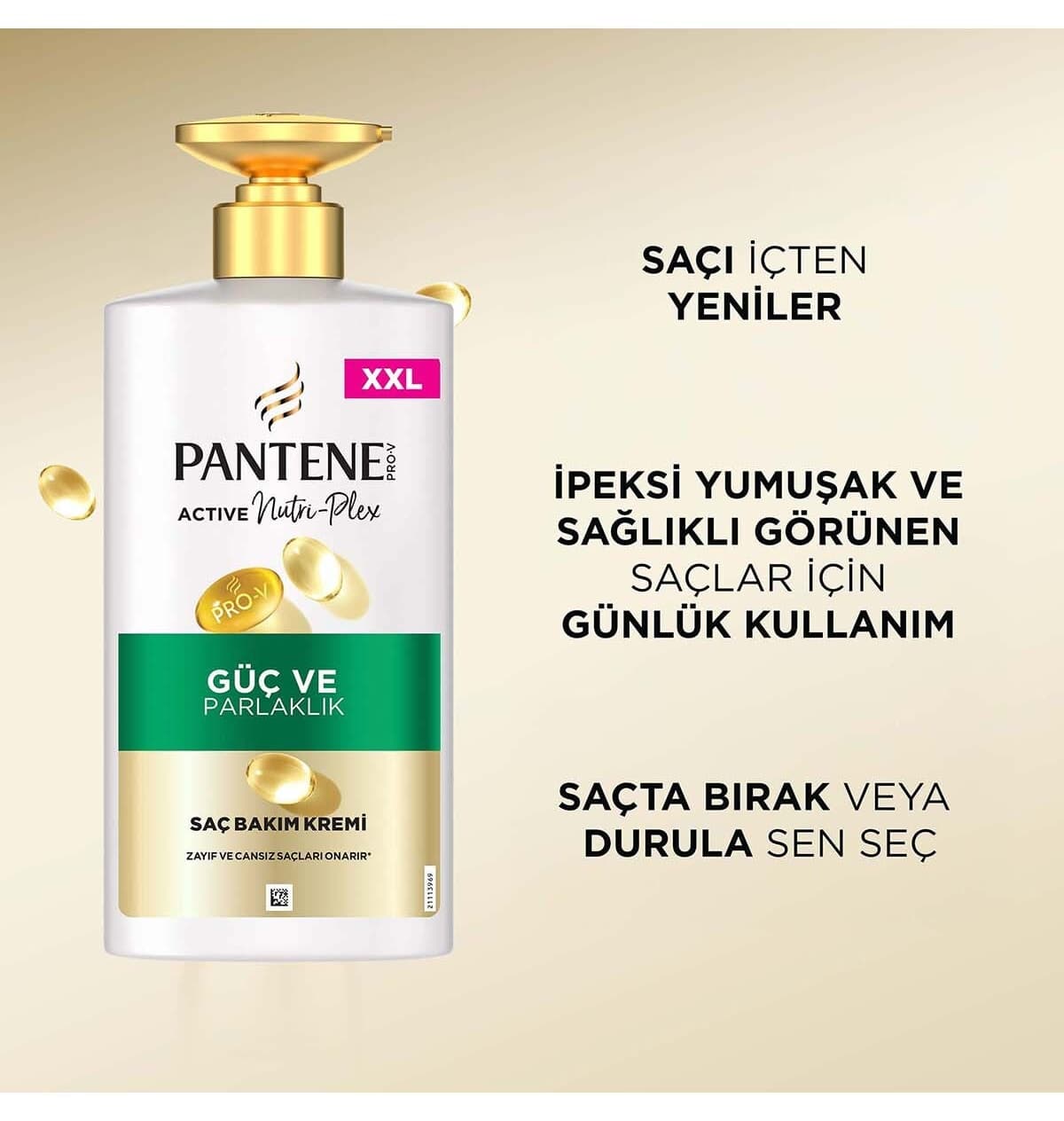 نرمکننده مو Pantene قدرت و درخشندگی 3 عدد 500 ml نرمکننده مو Pantene قدرت و درخشندگی 3 عدد 500 ml