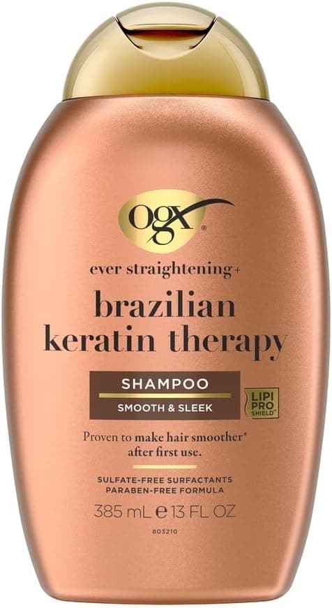 شامپو مو OGX Ever Straightening با کراتین برزیلی برای موهای صاف 385ml شامپو مو OGX Ever Straightening با کراتین برزیلی برای موهای صاف 385ml