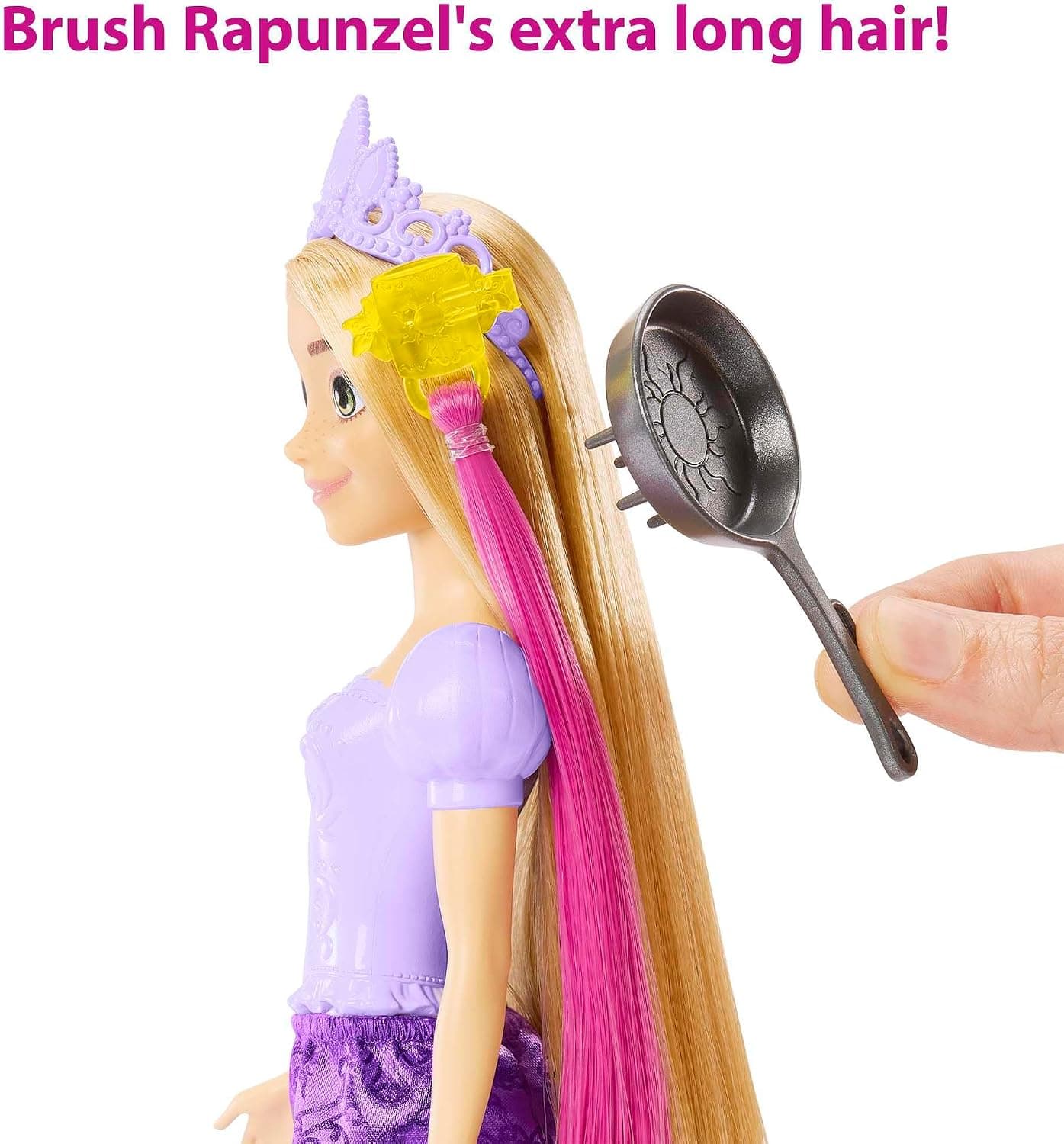 عروسک راپونزل Mattel با موهای افسانهای پرنسس دیزنی عروسک راپونزل Mattel با موهای افسانهای پرنسس دیزنی