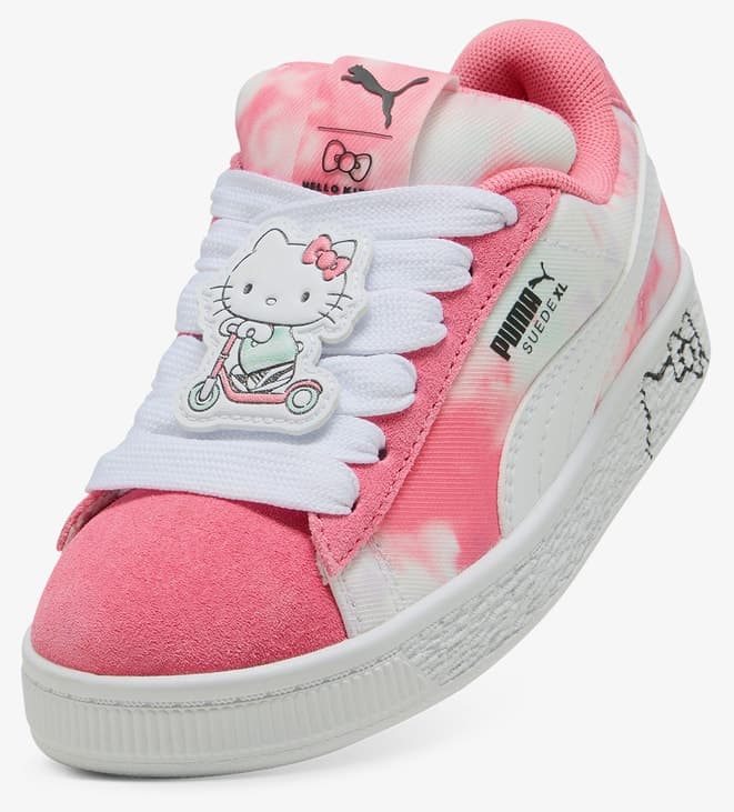 کفش ورزشی بچگانه Puma صورتی Suede Hello Kitty Friends کفش ورزشی بچگانه Puma صورتی Suede Hello Kitty Friends
