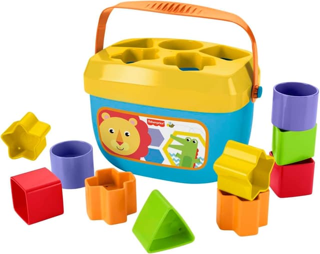 اسباببازی جورچین اشکال نوزاد Fisher-Price مدل Baby's First Blocks Set اسباببازی جورچین اشکال نوزاد Fisher-Price مدل Baby's First Blocks Set