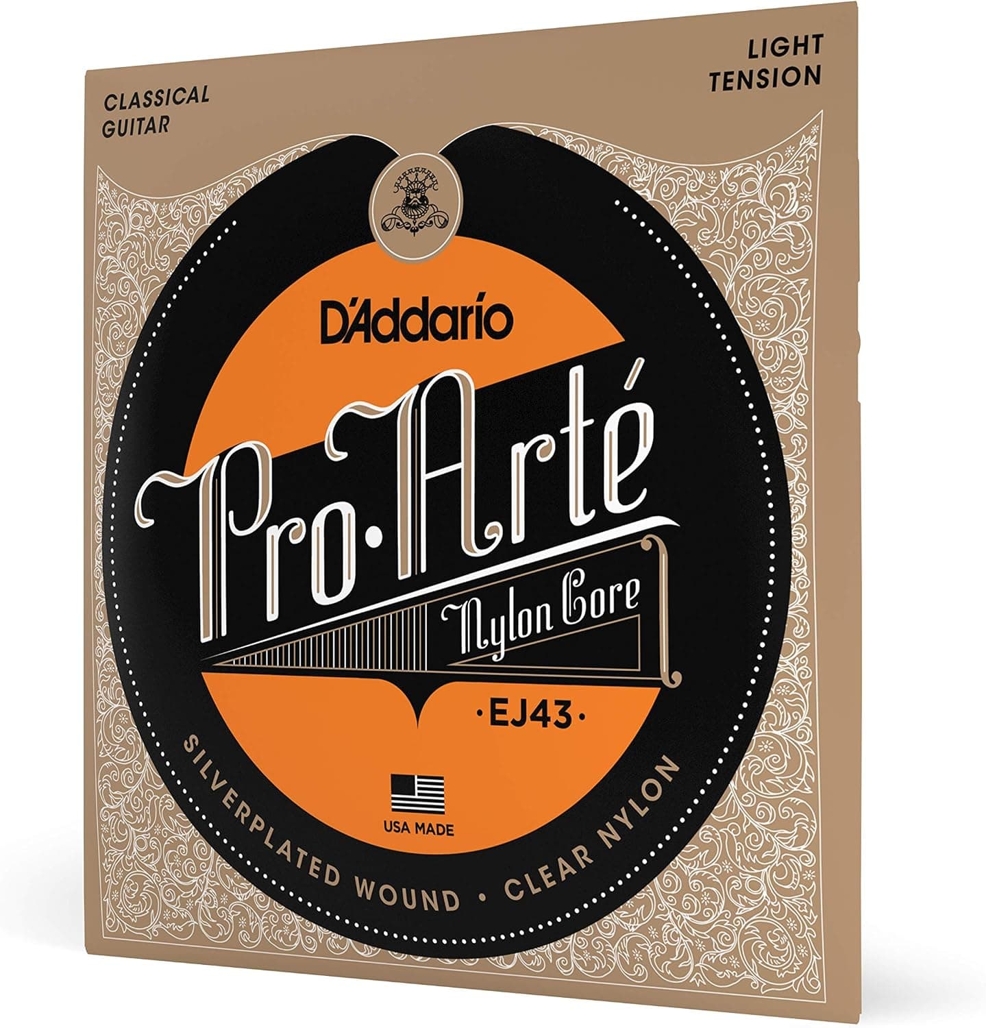 ست سیم گیتار کلاسیک D'Addario Pro-Arte با روکش نقرهای مدل EJ45 ست سیم گیتار کلاسیک D'Addario Pro-Arte با روکش نقرهای مدل EJ45