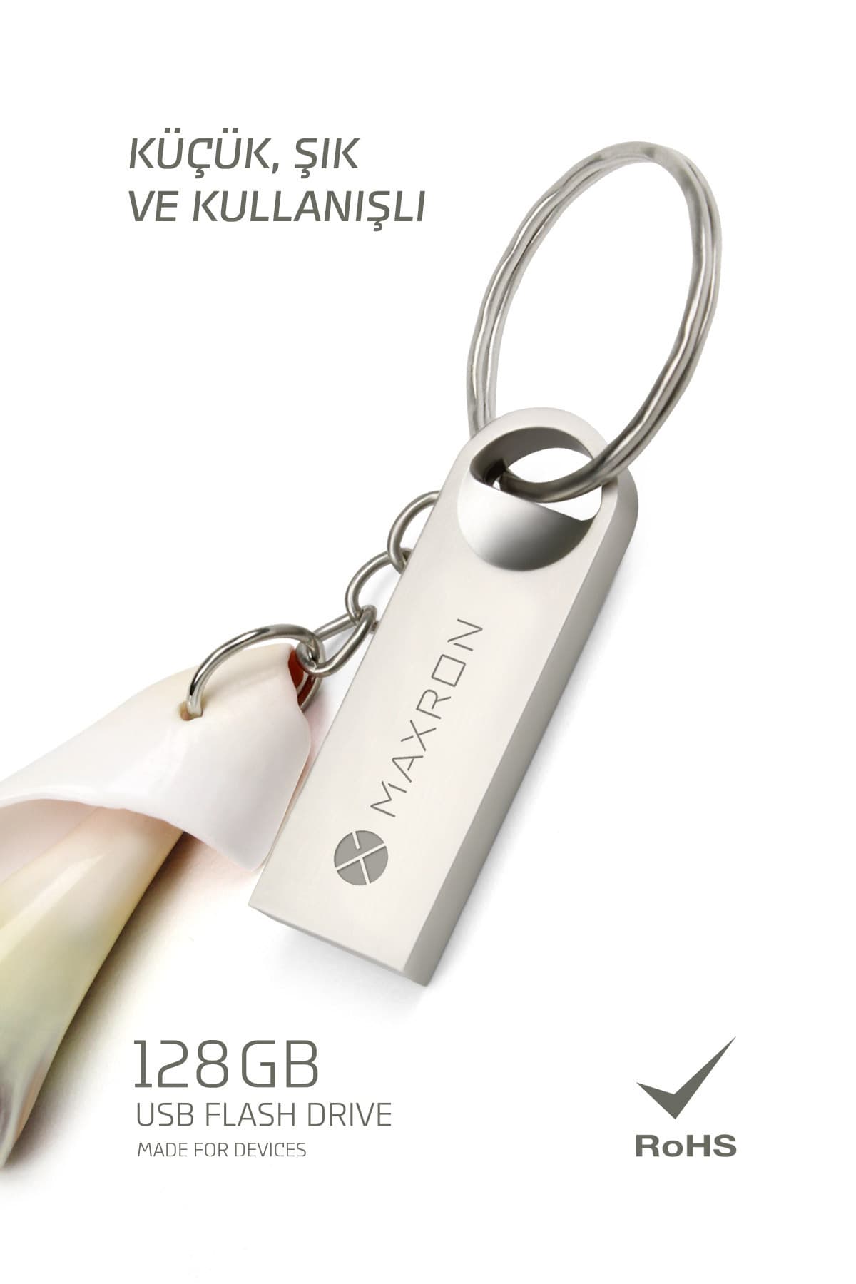 فلش مموری USB Maxron با ظرفیت 128 GB بدنه فلزی مدل Data Traveler فلش مموری USB Maxron با ظرفیت 128 GB بدنه فلزی مدل Data Traveler