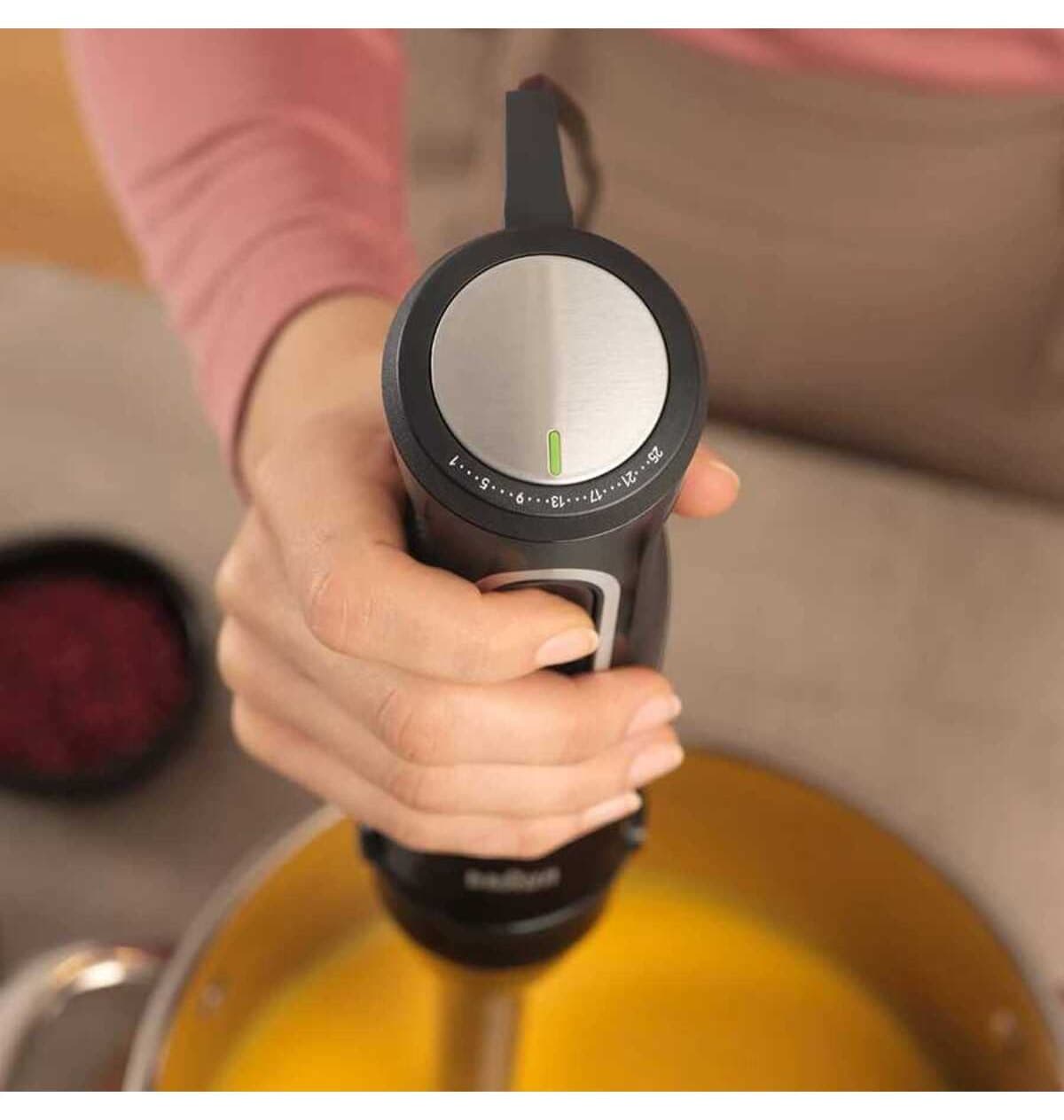ست گوشتکوب دستی Braun Multiquick 5 Pro مدل MQ55001MBK ست گوشتکوب دستی Braun Multiquick 5 Pro مدل MQ55001MBK