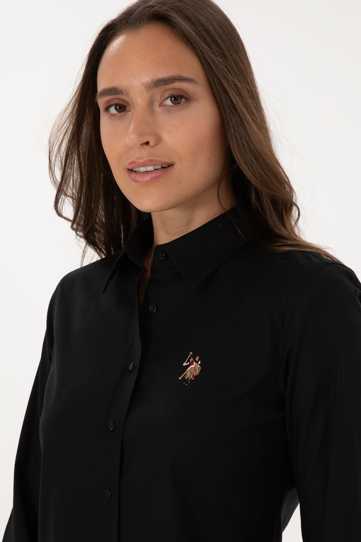 پیراهن زنانه U.S. Polo Assn. مشکی آستین بلند بیسیک مدل 50308038-VR046 پیراهن زنانه U.S. Polo Assn. مشکی آستین بلند بیسیک مدل 50308038-VR046