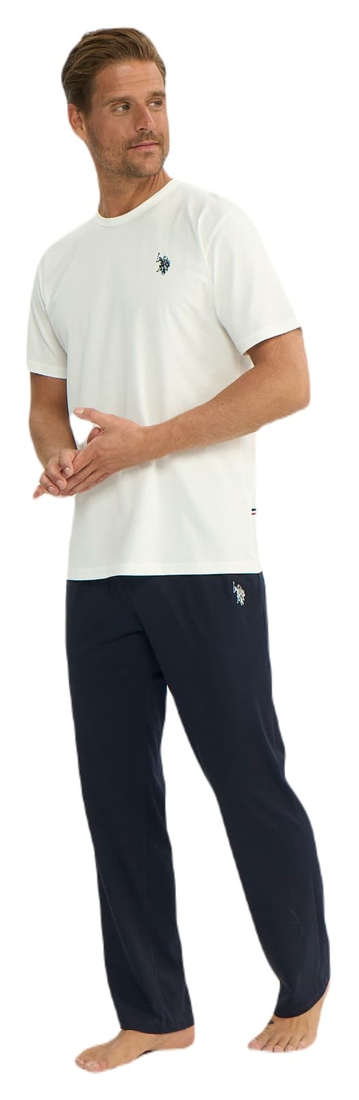 ست پیژامه مردانه U.S. Polo Assn. اکرو یقه گرد ست پیژامه مردانه U.S. Polo Assn. اکرو یقه گرد