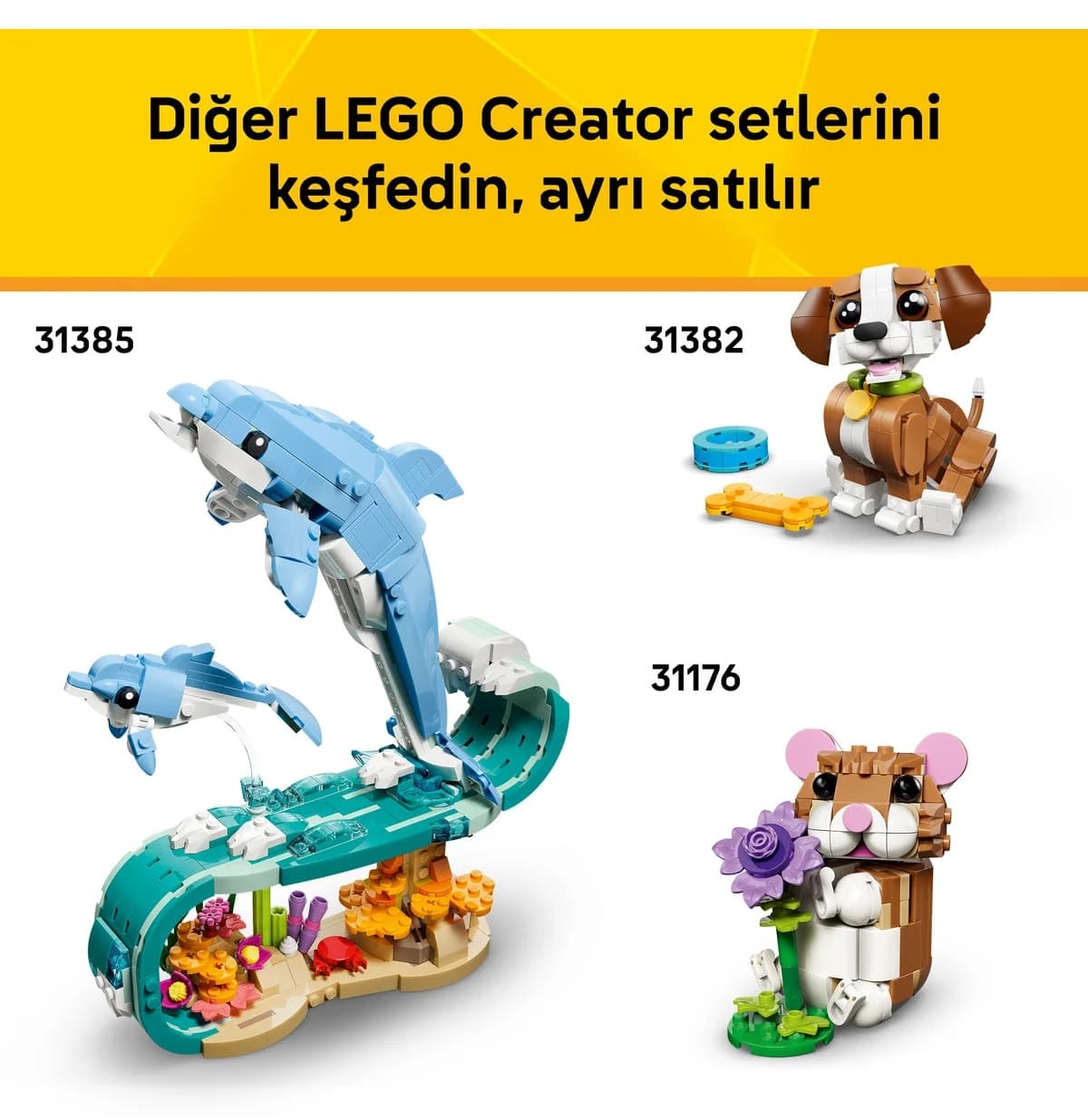 لگو Creator 3’ü 1 Arada مدل 31377، لاکپشت و گل نیلوفر، مناسب 7+ لگو Creator 3’ü 1 Arada مدل 31377، لاکپشت و گل نیلوفر، مناسب 7+