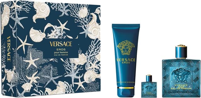 ست عطر پسرانه Versace Eros EDP 100 ml + ژل دوش 150 ml + سفری 5 ml ست عطر پسرانه Versace Eros EDP 100 ml + ژل دوش 150 ml + سفری 5 ml