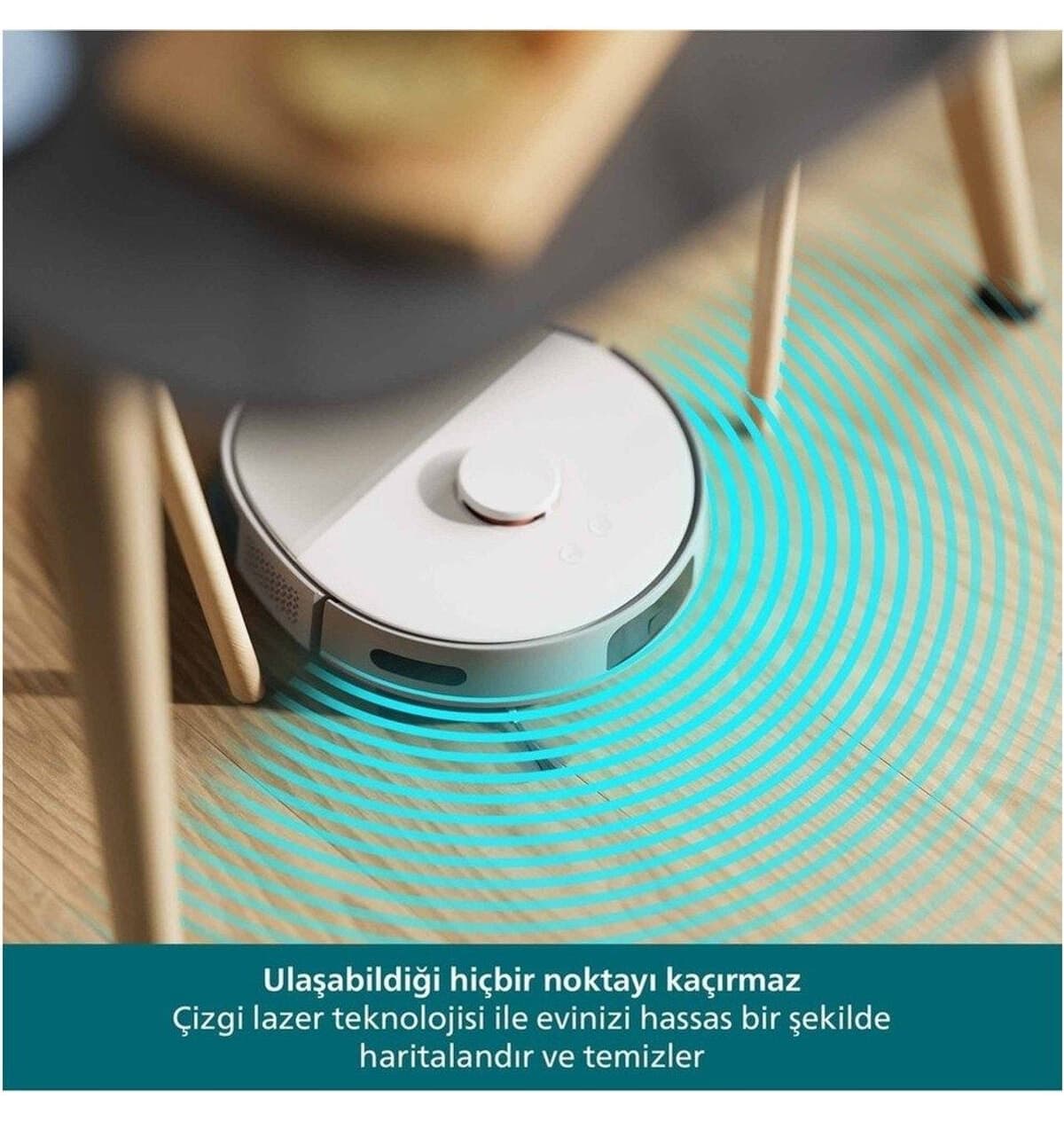 جاروبرقی ربات Philips 10000Pa خشک و تر با پد چرخشی دوگانه جاروبرقی ربات Philips 10000Pa خشک و تر با پد چرخشی دوگانه