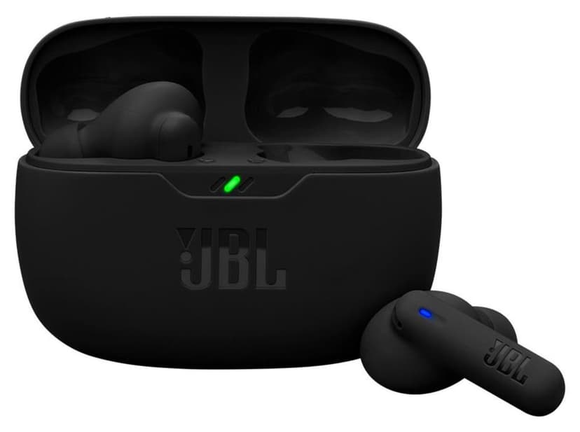 هدفون بیسیم توگوشی JBL مدل Vibe Beam2 مشکی هدفون بیسیم توگوشی JBL مدل Vibe Beam2 مشکی