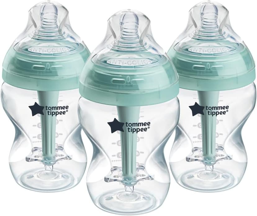 شیشه شیر کودک Tommee Tippee ضد نفخ نوک شبیه سینه خودضدعفونیشونده 260ml بسته 3تایی شیشه شیر کودک Tommee Tippee ضد نفخ نوک شبیه سینه خودضدعفونیشونده 260ml بسته 3تایی