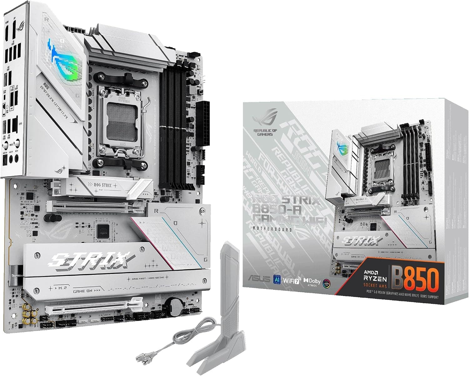 مادربرد ASUS ROG STRIX گیمینگ WiFi7 AMD AM5 ATX مدل B850-A مادربرد ASUS ROG STRIX گیمینگ WiFi7 AMD AM5 ATX مدل B850-A