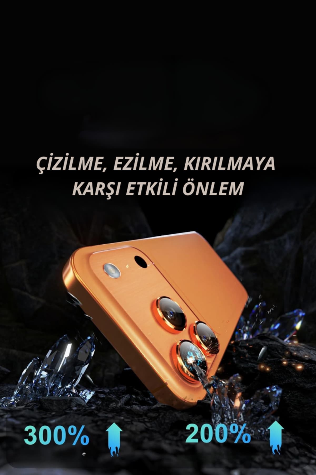 محافظ لنز دوربین EVAX فلزی iPhone 17 Pro Max / 17 Pro نارنجی کیهانی محافظ لنز دوربین EVAX فلزی iPhone 17 Pro Max / 17 Pro نارنجی کیهانی